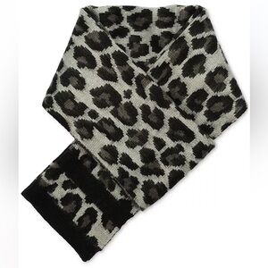 Michael Kors Women's Brushed Three Color Leopard Scarf